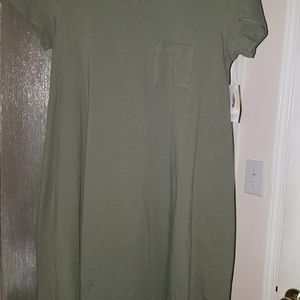 BNWT Lularoe Solid Army Green Large Carly
